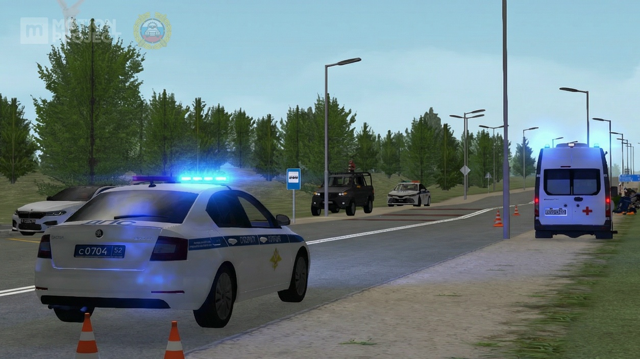 Лобовое столкновение с участием иномарки на Бусаевском шоссе. 