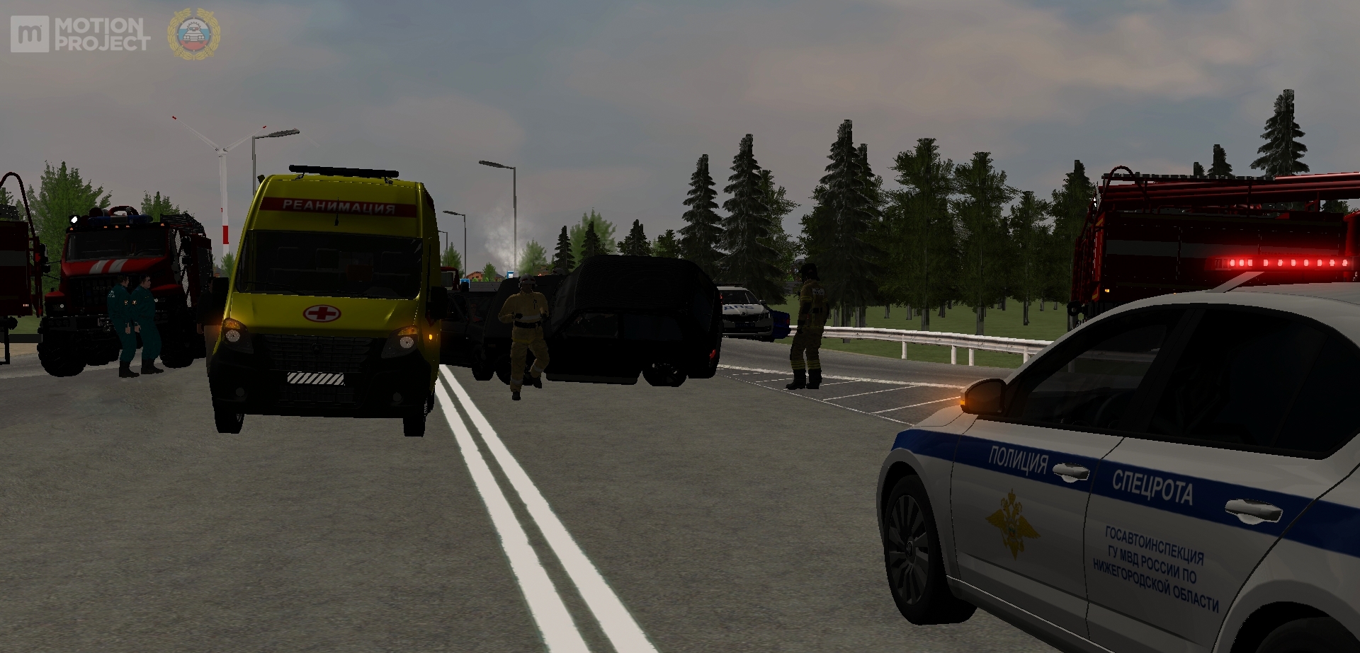 Трое мужчин пострадали в лобовом ДТП.