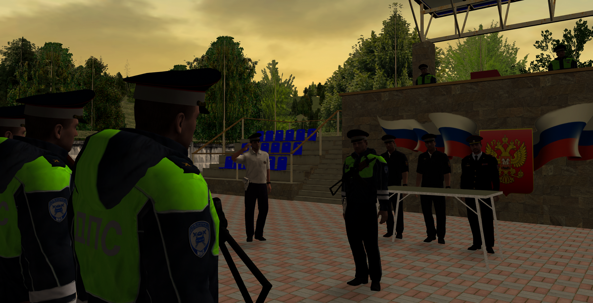 В Центре профессиональной подготовки прошло построение личного состава.